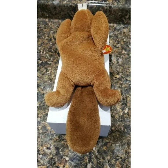NWT Ty Beanie Baby Bucky 1995 Beaver - Picture 7 of 7